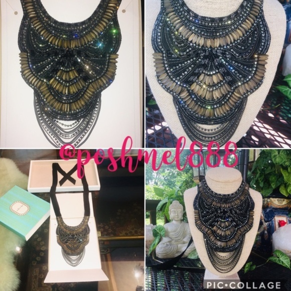 Stella & Dot | Limited Edition Ultra Rare⚔️👑Virginia Bib Statement Neckl… - Picture 6 of 10
